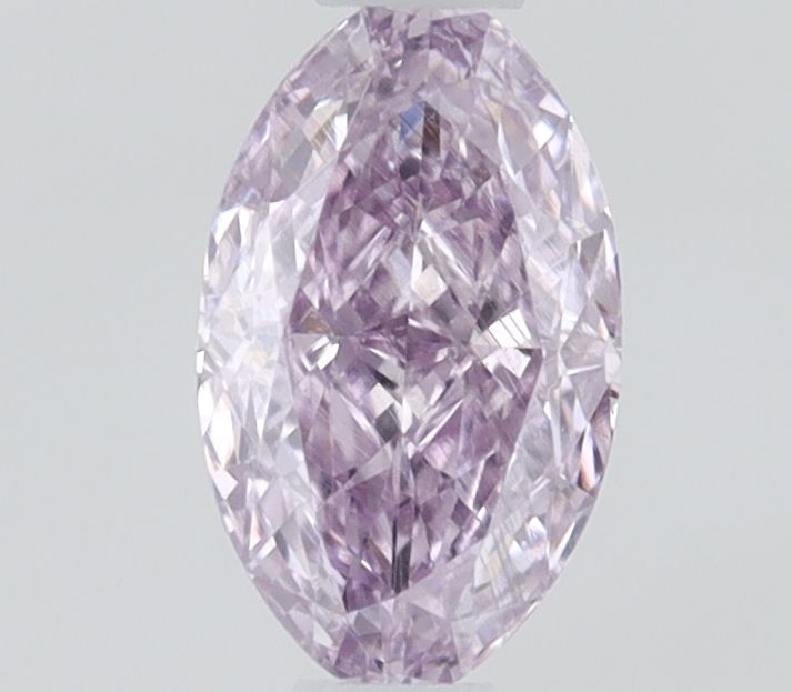Oval Fancy Intense Pink Purple Natural Diamond 0.2ct SI1 loose diamond