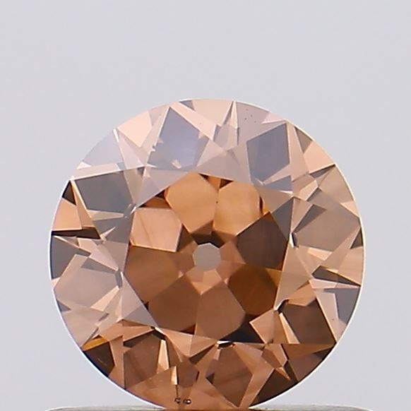 European Cut Fancy Brown Lab-grown Diamond 0.58ct VS1 loose diamond