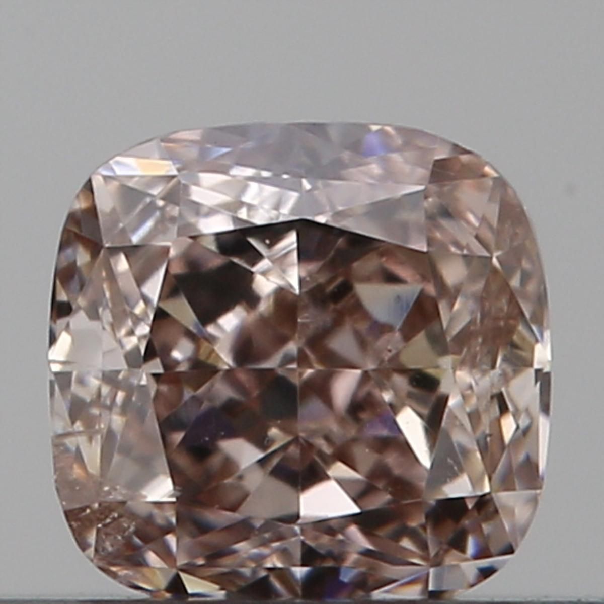 Cushion Fancy Pink Brown Natural Diamond 0.31ct I1 loose diamond