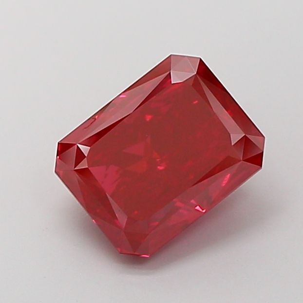 Radiant Fancy Vivid Red Lab-grown Diamond 4.03ct VS1 loose diamond