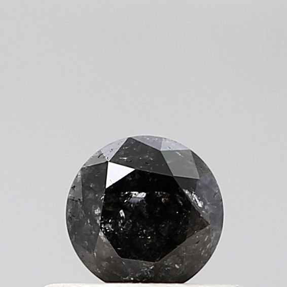Round Salt And Pepper Natural Diamond 0.39ct VS1 loose diamond