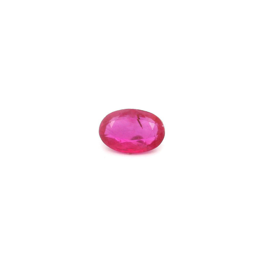 Oval Red Ruby 0.62ct loose gemstone