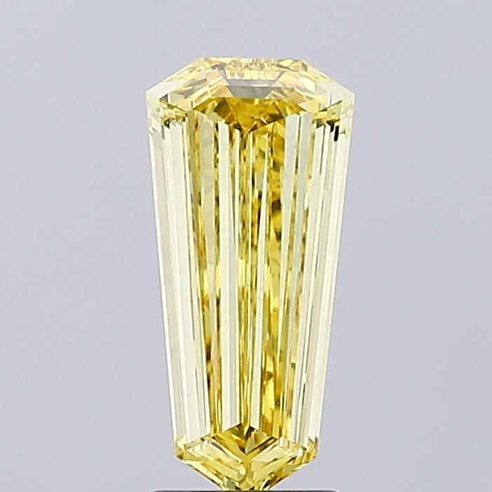 Heptagonal Fancy Intense Yellow Lab-grown Diamond 2.02ct VS1 loose diamond