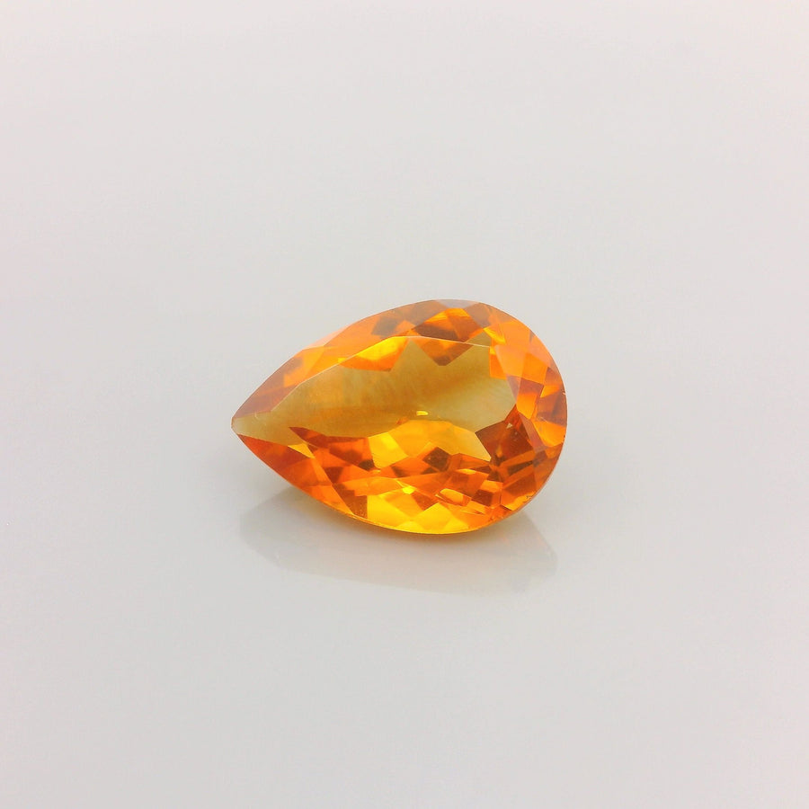 Pear Yellow Citrine 3.64ct loose gemstone