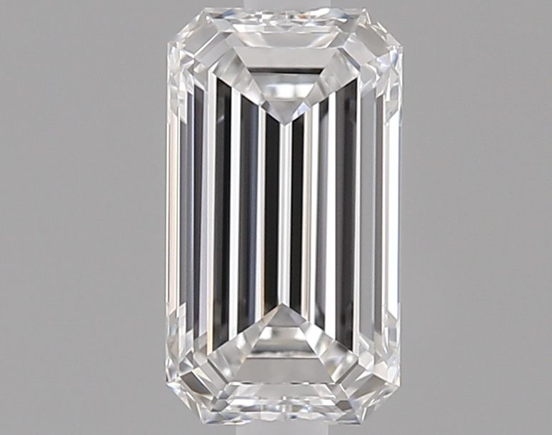 Emerald Natural Diamond 0.38ct D IF