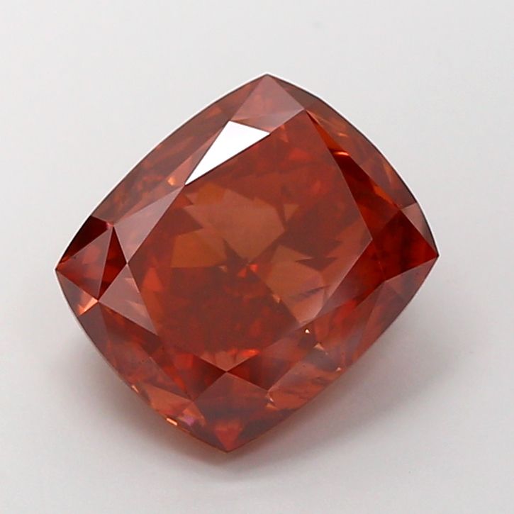 Cushion Fancy Vivid Red Lab-grown Diamond 6.04ct VS1 loose diamond