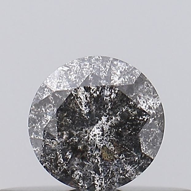 Round Salt And Pepper Natural Diamond 0.23ct I3 loose diamond