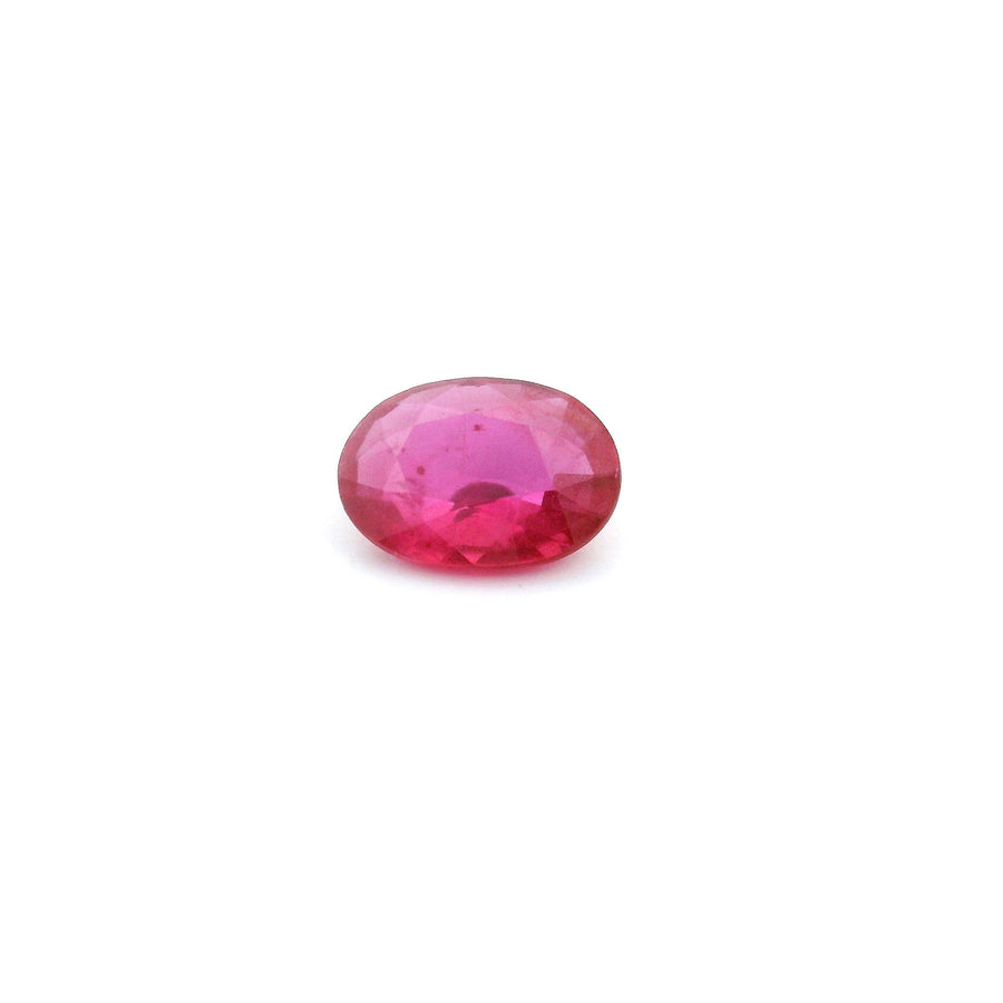 Oval Red Ruby 0.89ct loose gemstone
