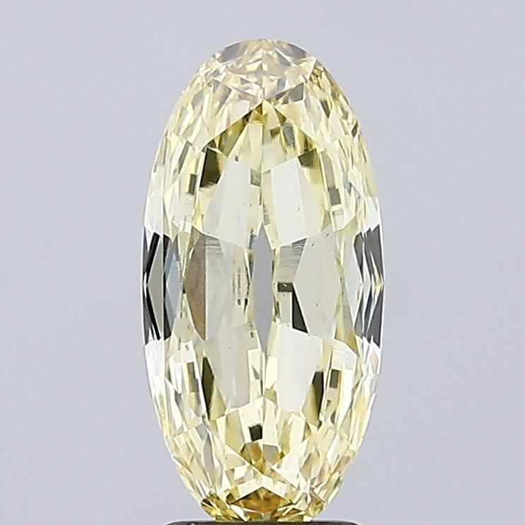 European Cut Fancy Yellow Lab-grown Diamond 3.02ct VVS2 loose diamond