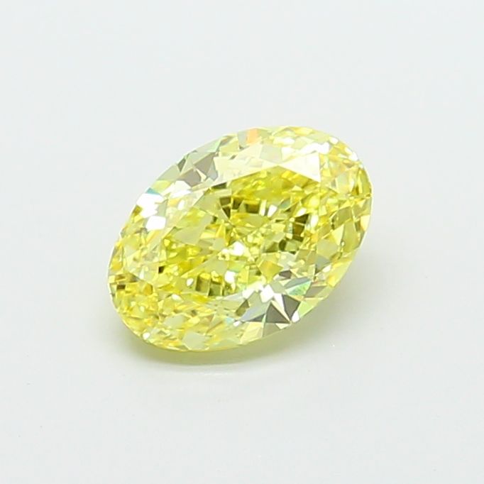 Oval Fancy Intense Yellow Lab-grown Diamond 2.01ct VS1 loose diamond