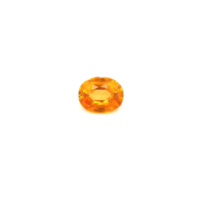 Oval Orange Garnet 0.9ct loose gemstone