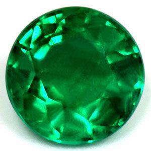 Round Green Emerald 1.44ct loose gemstone