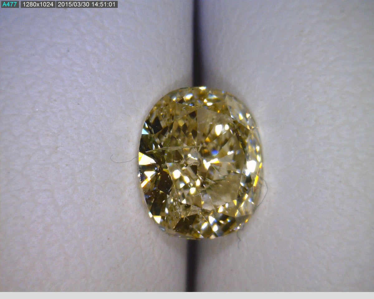 Oval Champagne Natural Diamond 1.02ct I1 loose diamond
