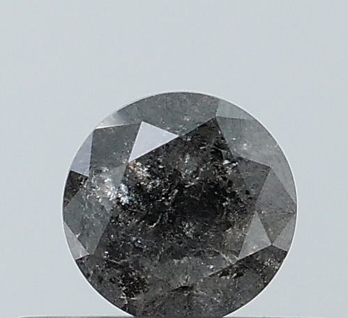Round Salt And Pepper Natural Diamond 0.34ct VVS2 loose diamond