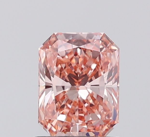Radiant Fancy Orangey Brown Lab-grown Diamond 1.09ct VS1 loose diamond
