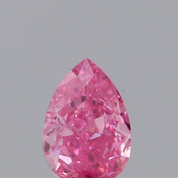 Pear Fancy Vivid Purplish Pink Natural Diamond 0.04ct loose diamond
