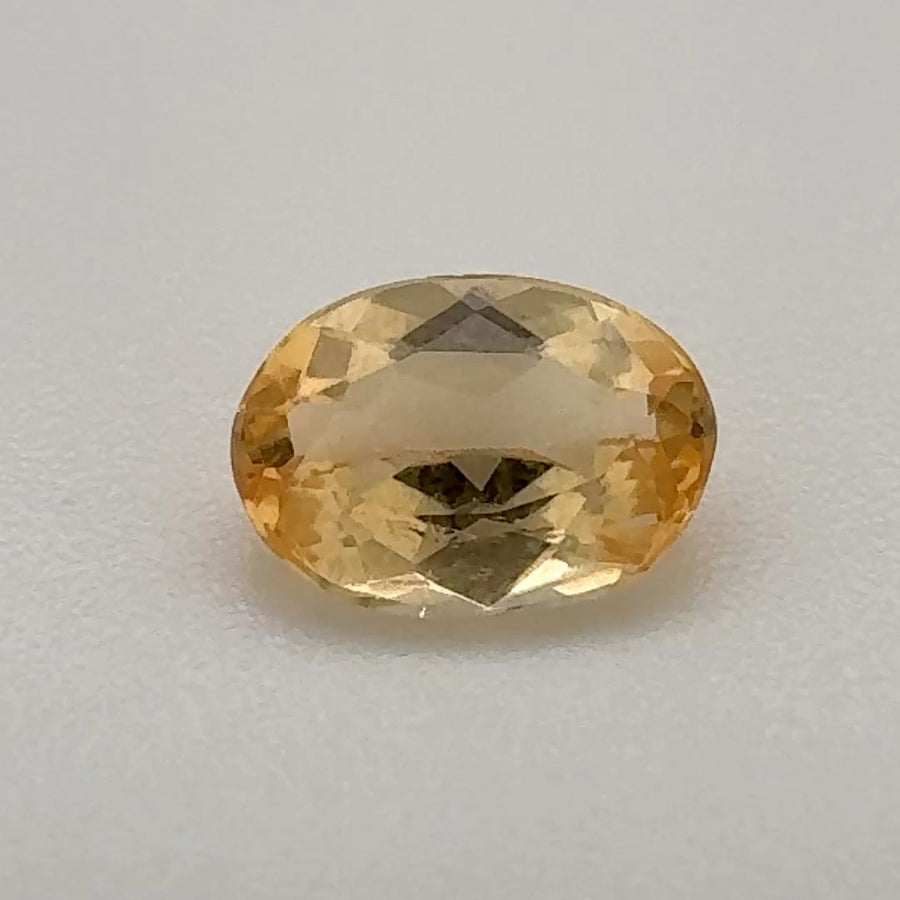 Oval Orange Topaz 0.855ct loose gemstone