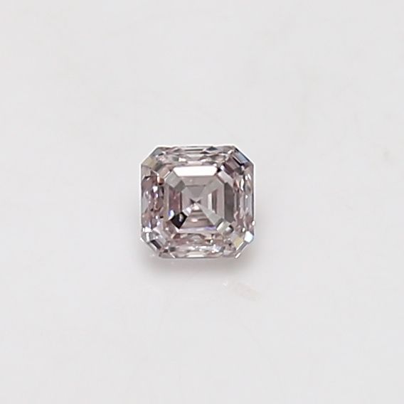 Asscher Fancy Light Brown Pink Natural Diamond 0.2ct VS1 loose diamond
