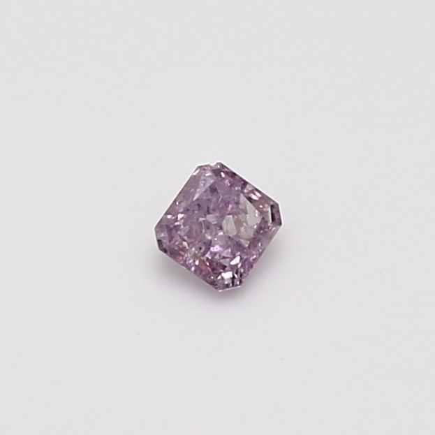 Radiant Pinkish Purple Natural Diamond 0.15ct SI2 loose diamond