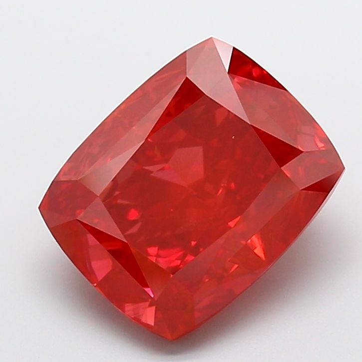 Cushion Fancy Vivid Red Lab-grown Diamond 9.51ct VS1 loose diamond