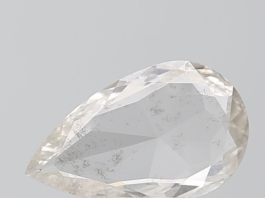 Pear Salt And Pepper Lab-grown Diamond 1.33ct I1 loose diamond