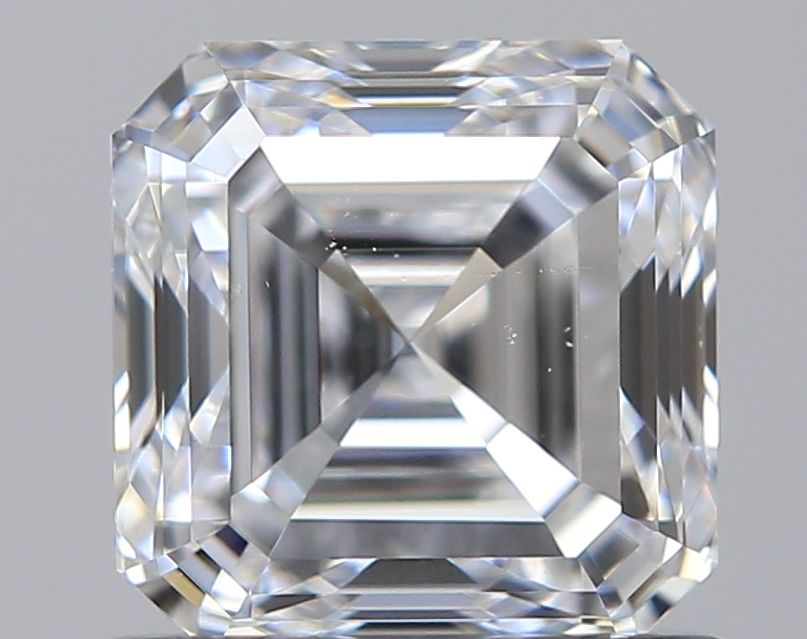 Asscher Natural Diamond 0.90ct D VS2