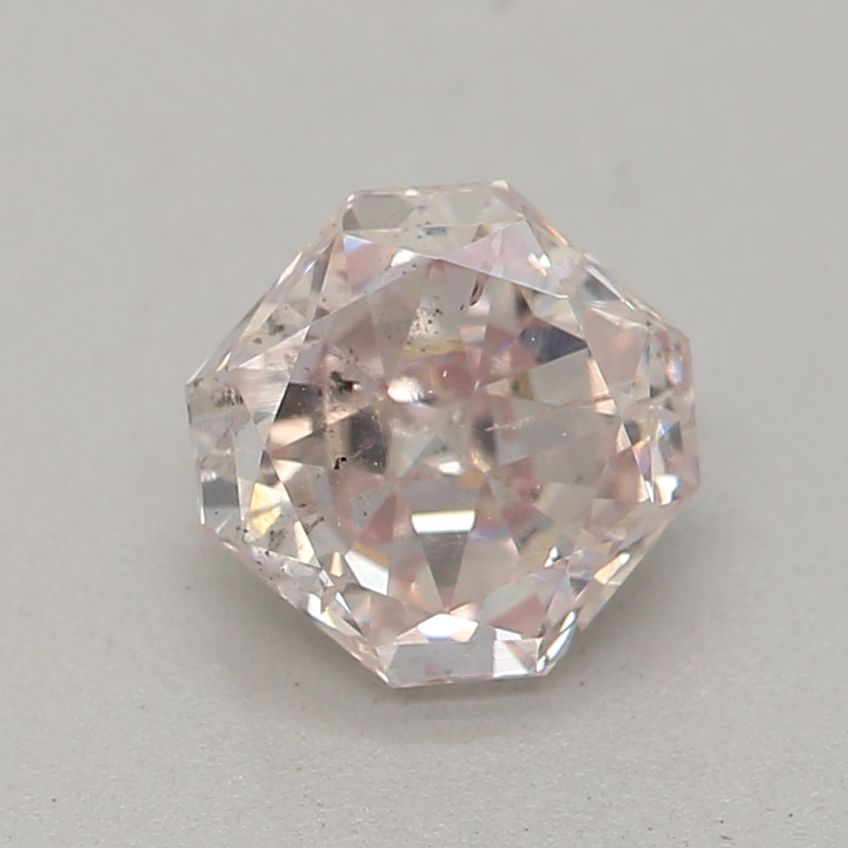 Square Radiant Light Pink Natural Diamond 0.53ct SI2 loose diamond