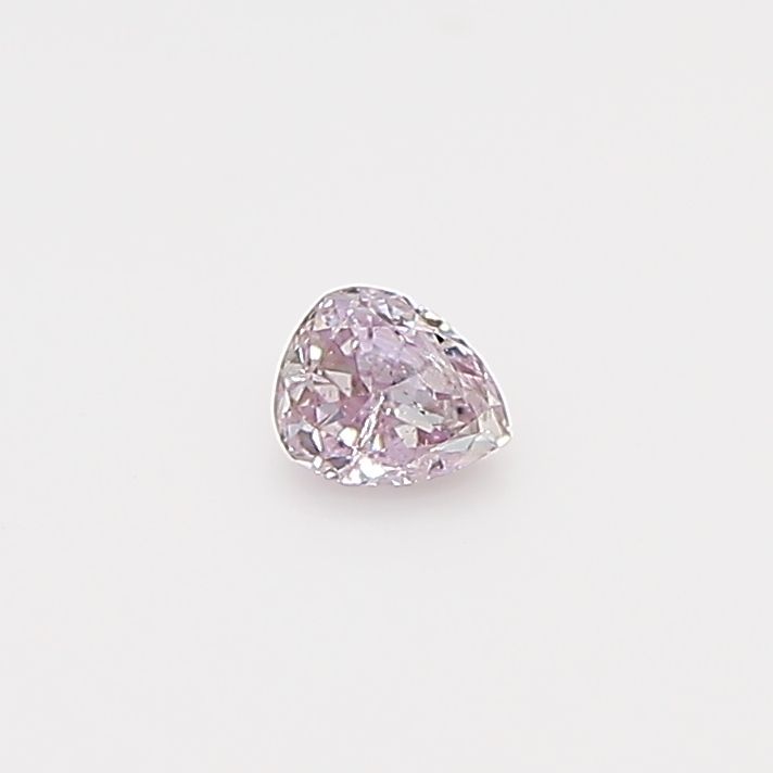 Pear Fancy Purple Pink Natural Diamond 0.1ct loose diamond