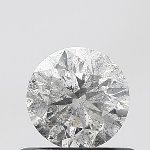 Round Salt And Pepper Natural Diamond 0.51ct VVS1 loose diamond