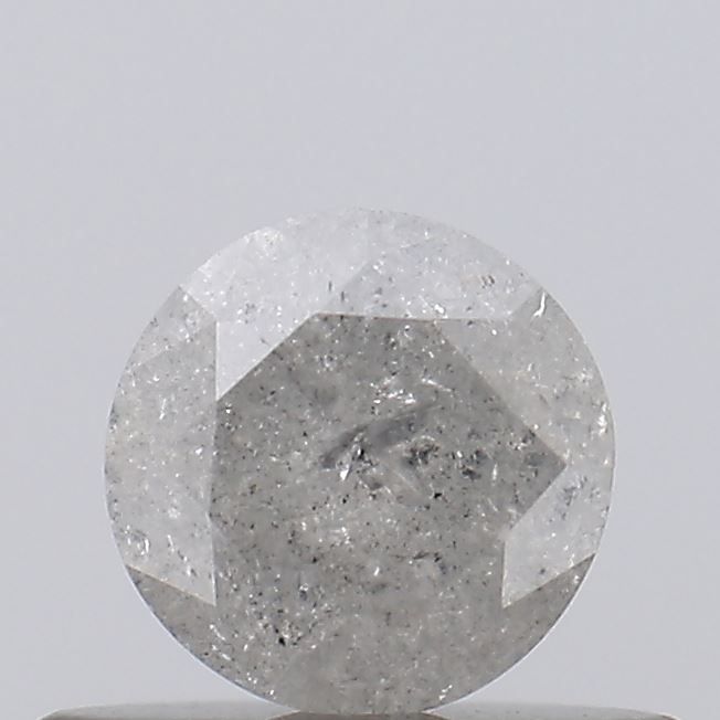 Round Salt And Pepper Natural Diamond 0.38ct I3 loose diamond
