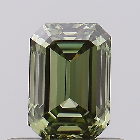 Emerald Fancy Vivid Green Lab-grown Diamond 0.52ct VS1 loose diamond