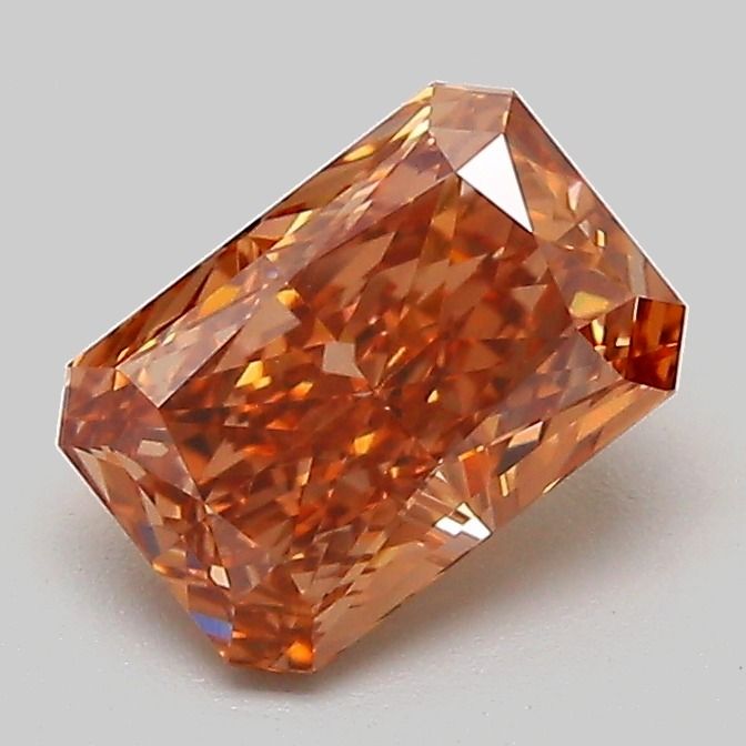 Radiant Fancy Brown Lab-grown Diamond 1.2ct VVS2 loose diamond