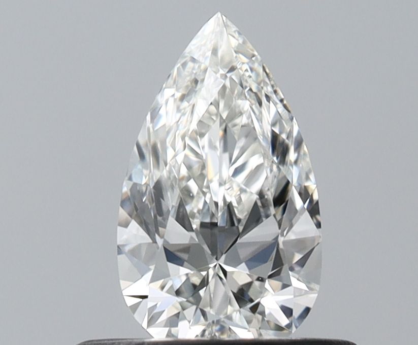 Pear Natural Diamond 0.42ct H IF