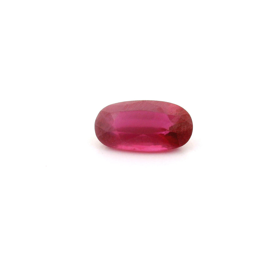 Oval Red Ruby 0.85ct loose gemstone