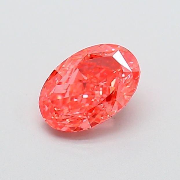 Oval Fancy Vivid Pink Lab-grown Diamond 1.08ct VVS2 loose diamond