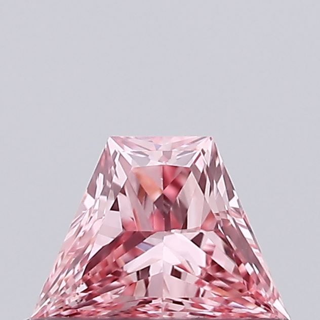 Trapezoid Fancy Intense Pink Lab-grown Diamond 0.26ct VVS2 loose diamond