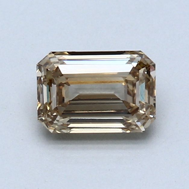 Emerald Fancy Orangey Brown Natural Diamond 0.79ct VS1 loose diamond