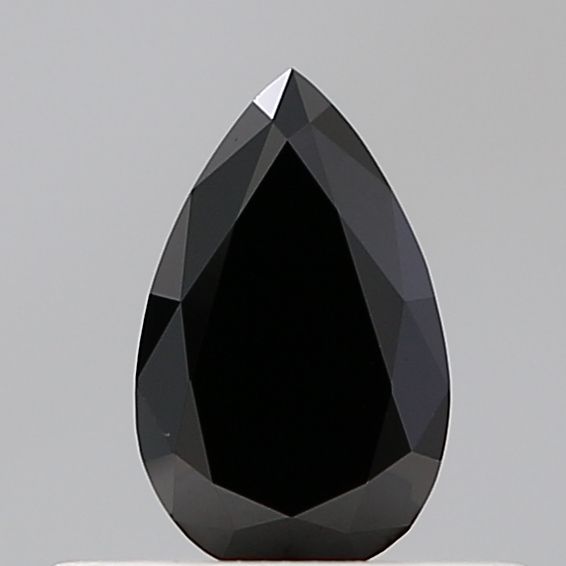 Pear Black Lab-grown Diamond 0.39ct VVS2 loose diamond
