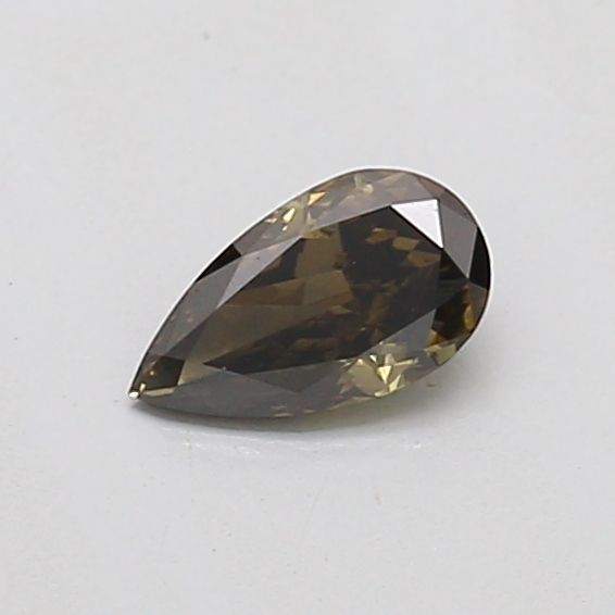 Pear Fancy Deep Black Lab-grown Diamond 0.21ct VS2 loose diamond