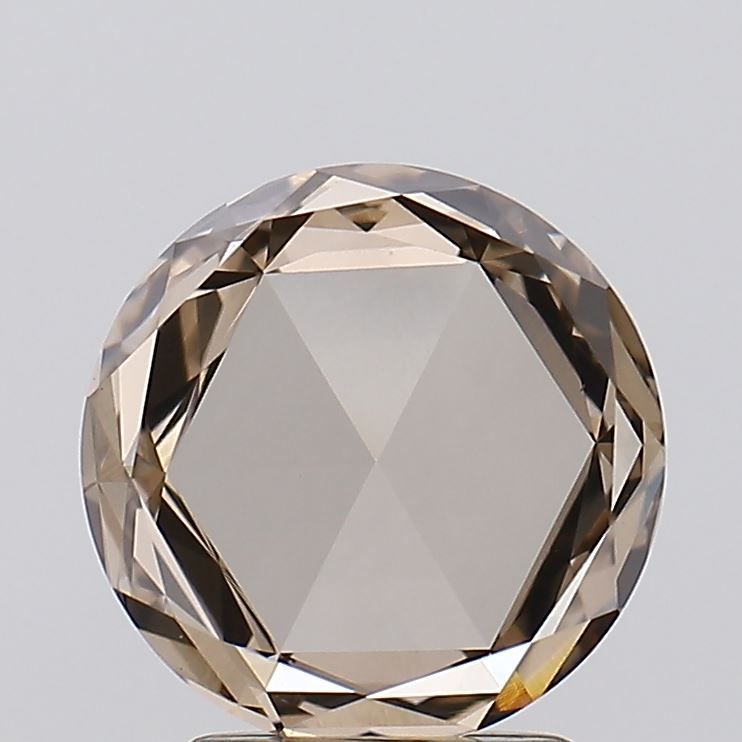 Rose Fancy Light Gray Brown Lab-grown Diamond 2.3ct VVS2 loose diamond