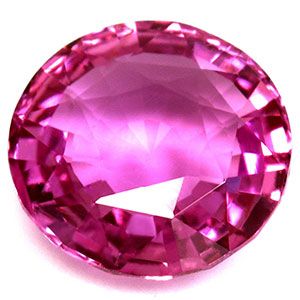 Round Pink Sapphire 2.59ct loose gemstone