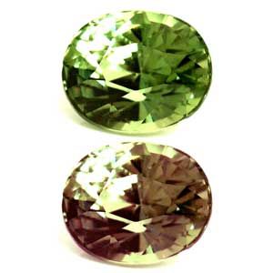 Oval Green Alexandrite 0.87ct loose gemstone
