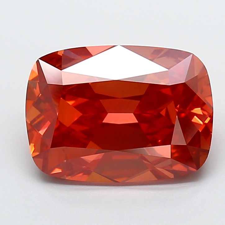 Cushion Fancy Vivid Red Lab-grown Diamond 5.68ct VS1 loose diamond
