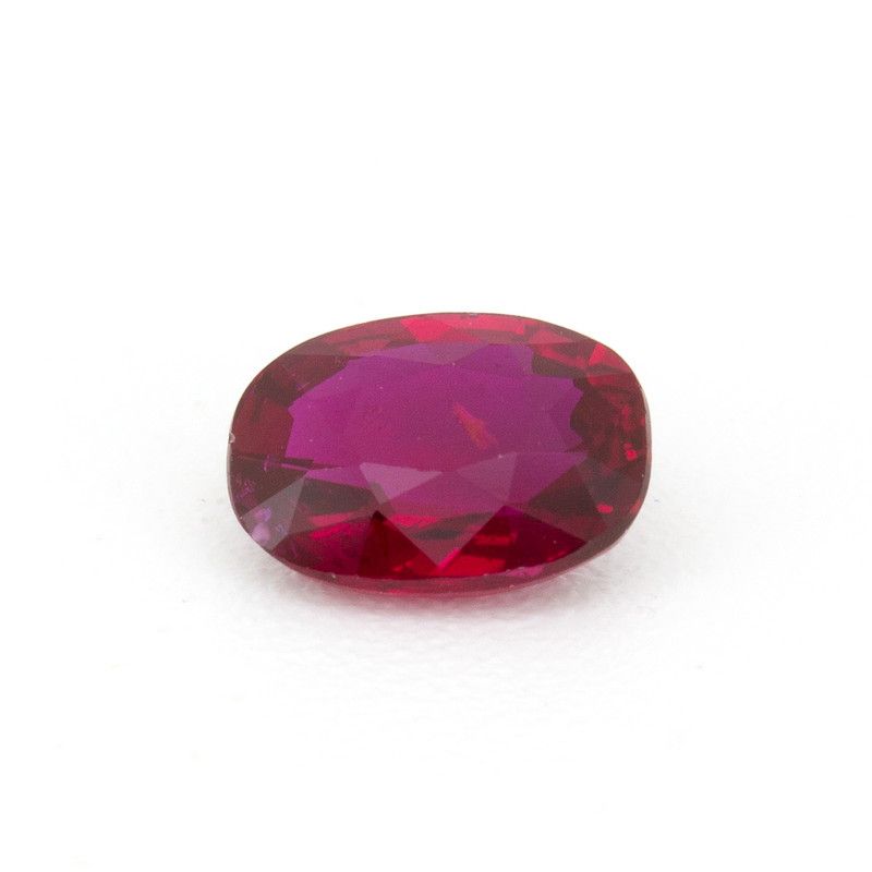 Oval Red Ruby 0.73ct loose gemstone