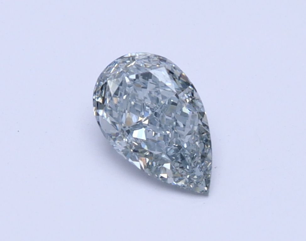 Pear Fancy Light Gray Blue Natural Diamond 0.51ct VS2 loose diamond