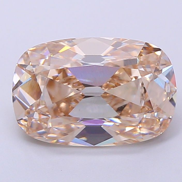Cushion Very Light Brown Lab-grown Diamond 3.16ct VS1 loose diamond