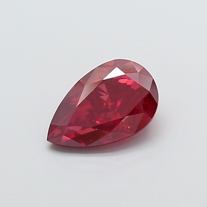 Pear Fancy Vivid Red Lab-grown Diamond 1.54ct VVS2 loose diamond