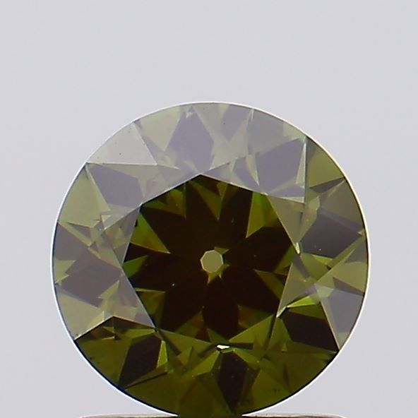 European Cut Fancy Vivid Green Lab-grown Diamond 1.08ct VS1 loose diamond