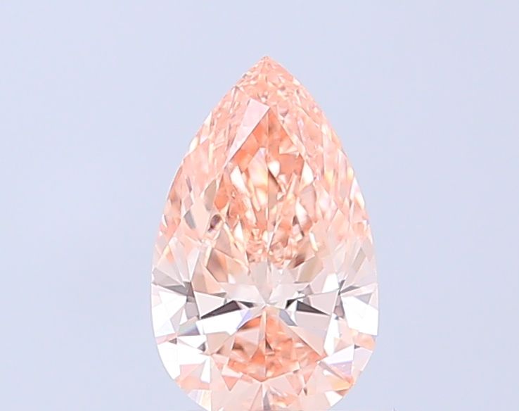 Pear Fancy Light Brown Lab-grown Diamond 1.14ct VVS2 loose diamond