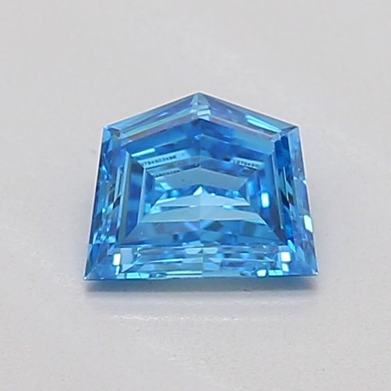 Pentagonal Fancy Vivid Blue Lab-grown Diamond 0.3ct VS2 loose diamond
